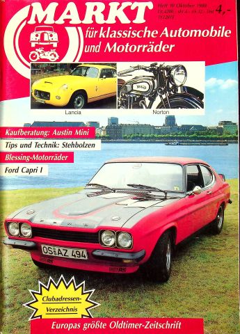 Oldtimer Markt 10/1988 Oldtimer Markt 10/1988